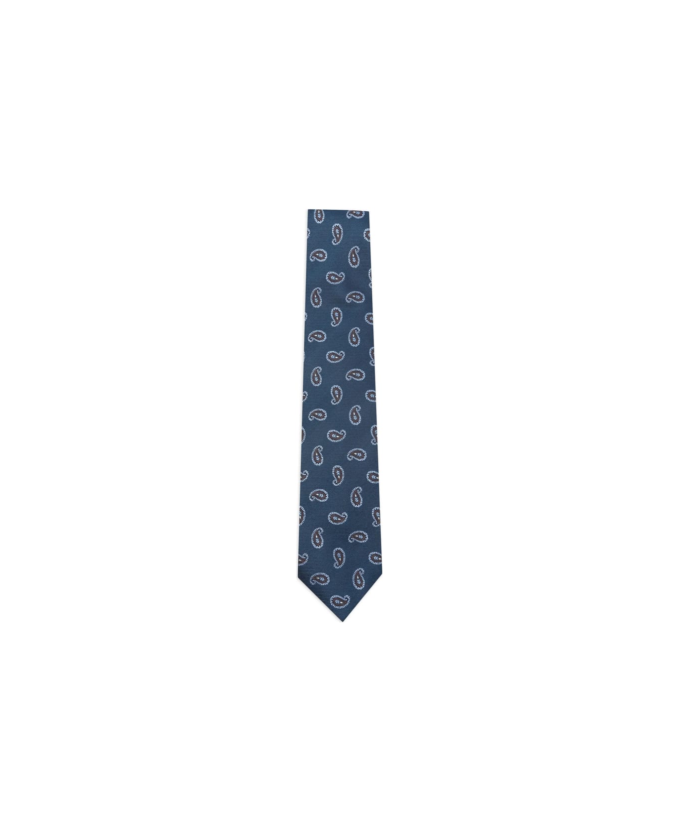 Barba Napoli Tie - BLUE ネクタイ