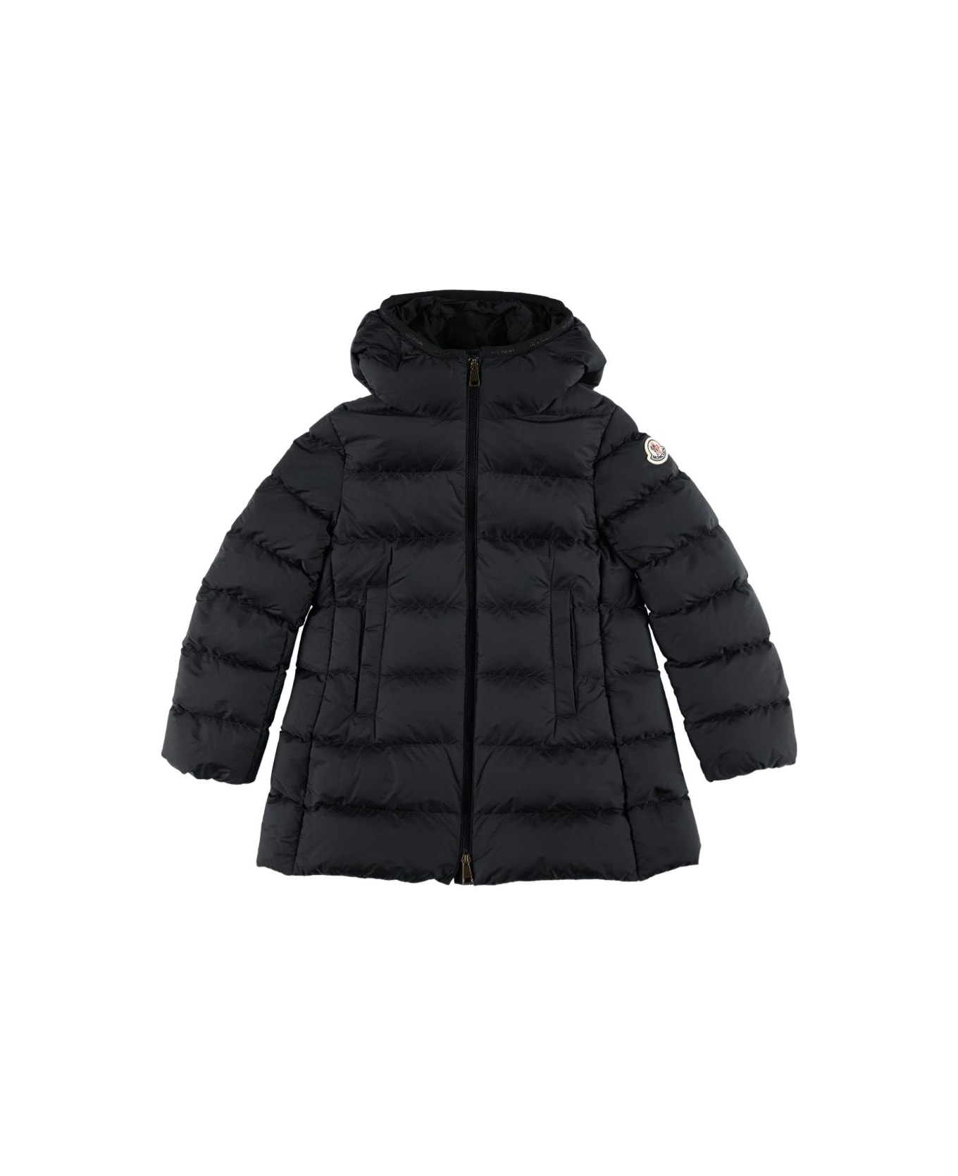 Moncler Enfant Barend Quilted Coat With Hood - Black