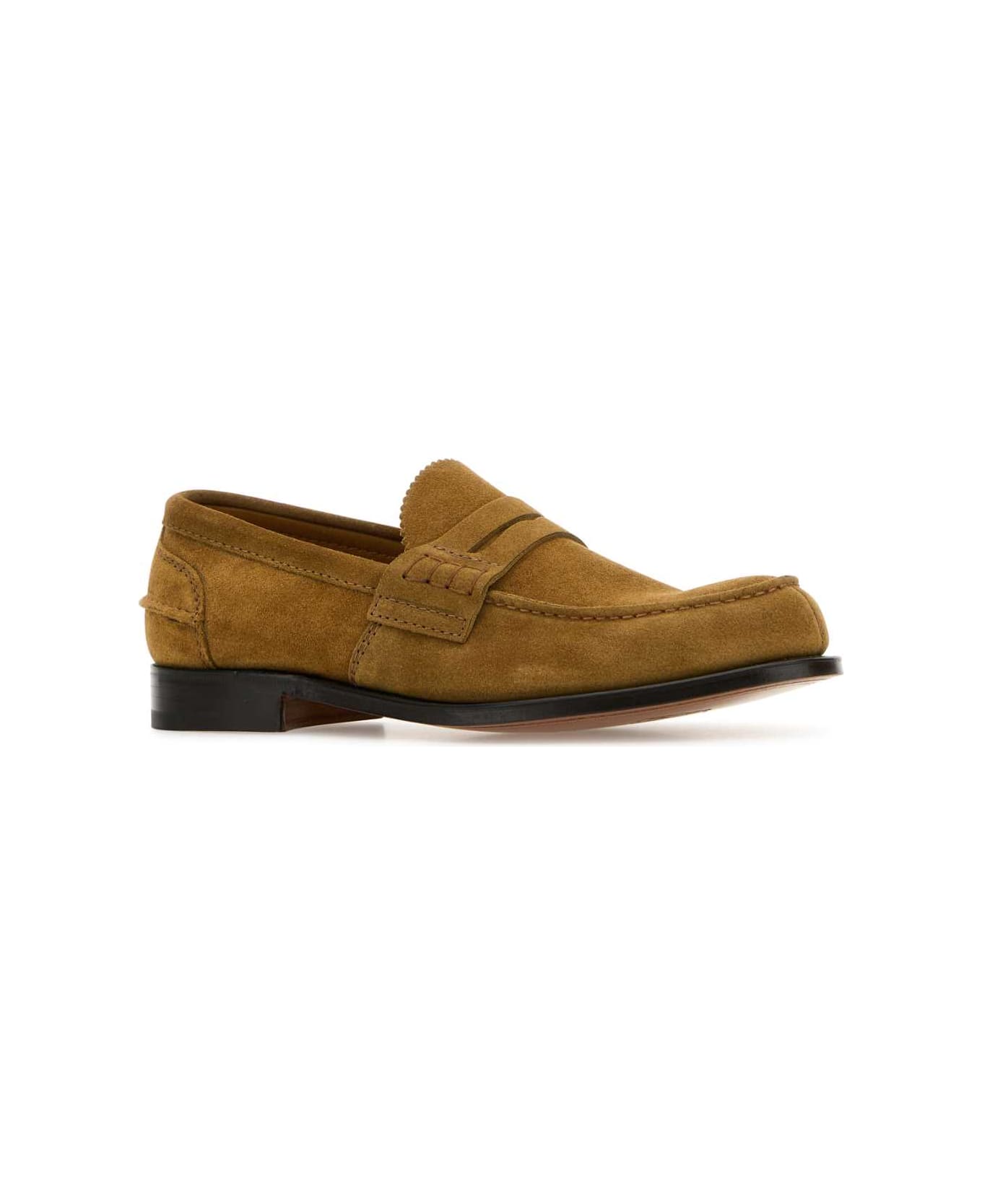 Church's Camel Suede Pembrey Loafers - MARACCA