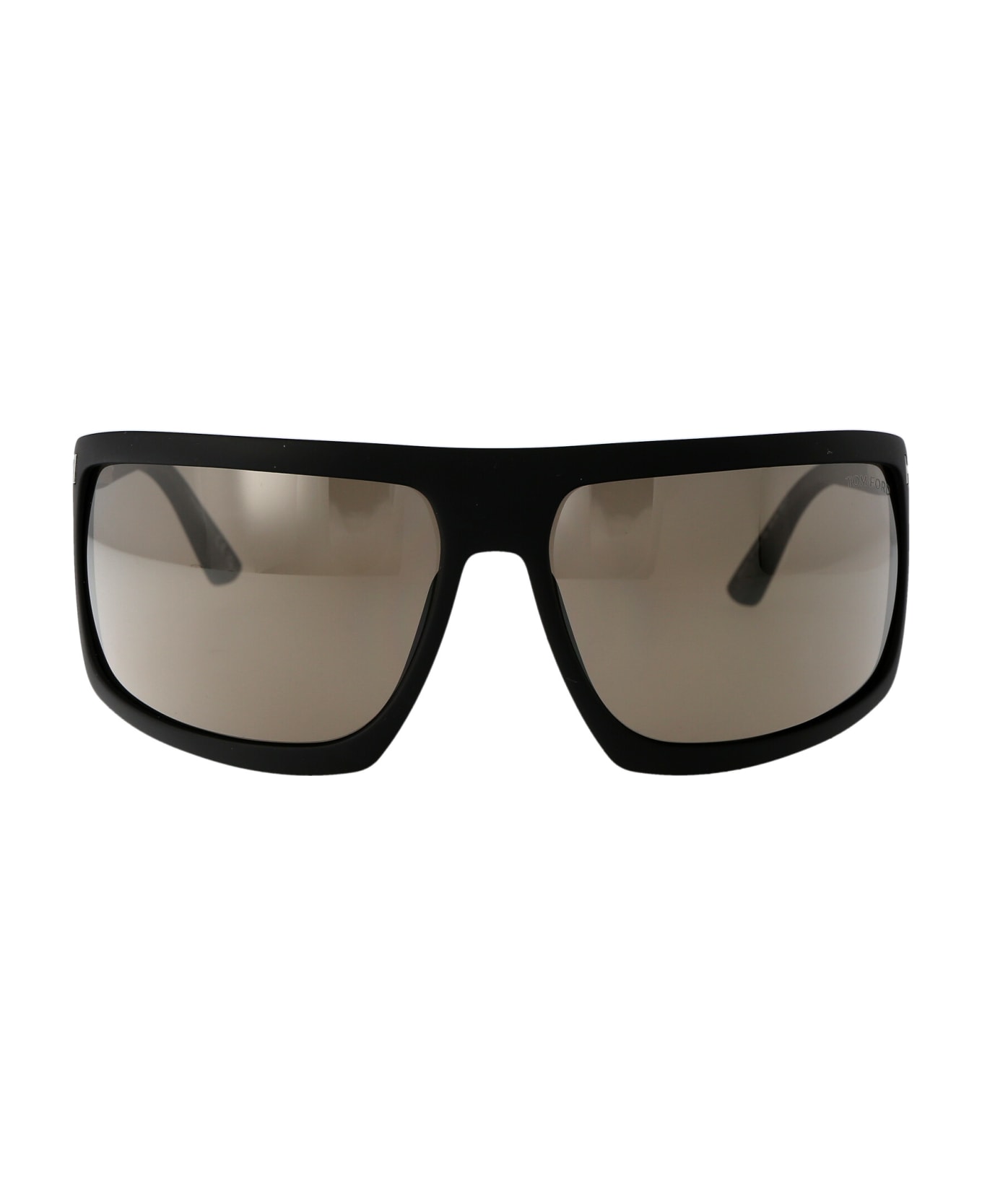 Tom Ford Eyewear Clint-02 Sunglasses dillon - 02L Nero Opaco / Roviex Specchiato