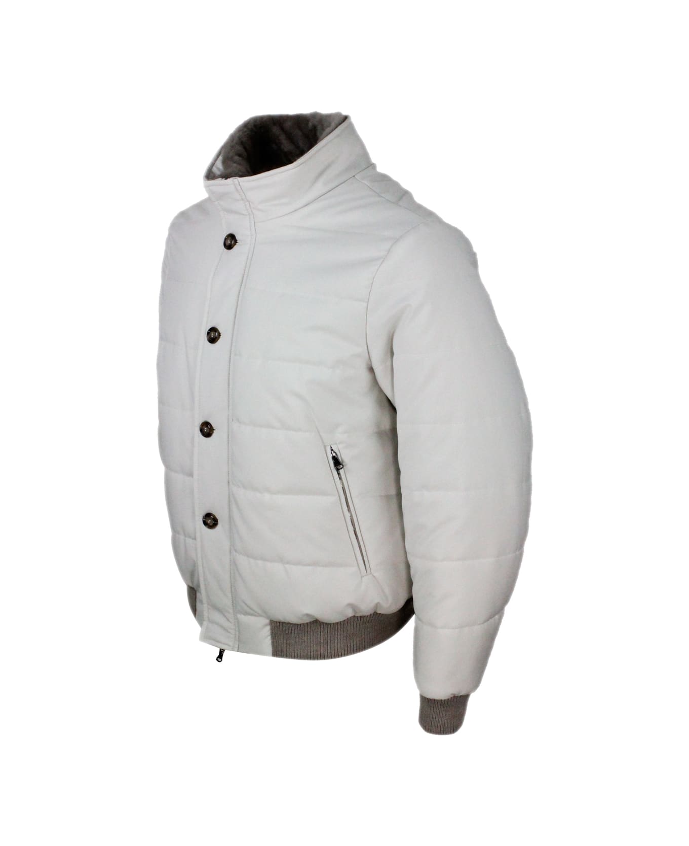 Barba Napoli Down Jacket - Cream