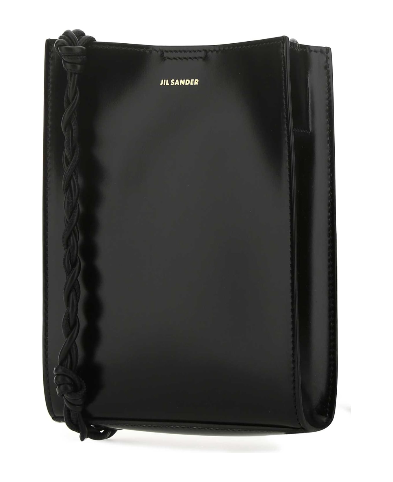 Jil Sander Black Leather Small Tangle Shoulder Bag - 001