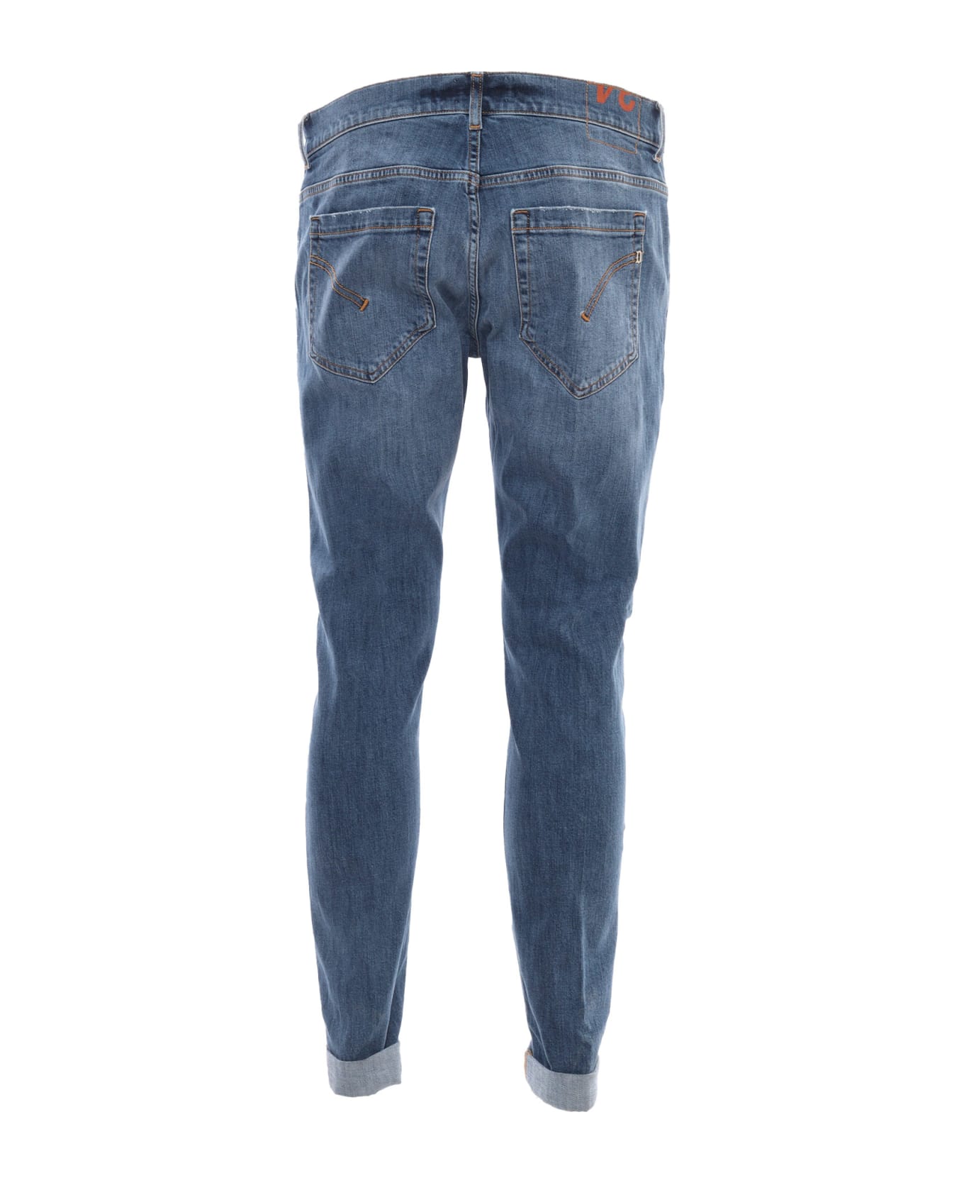 Dondup Blue Effect Washed Jeans - BLUE