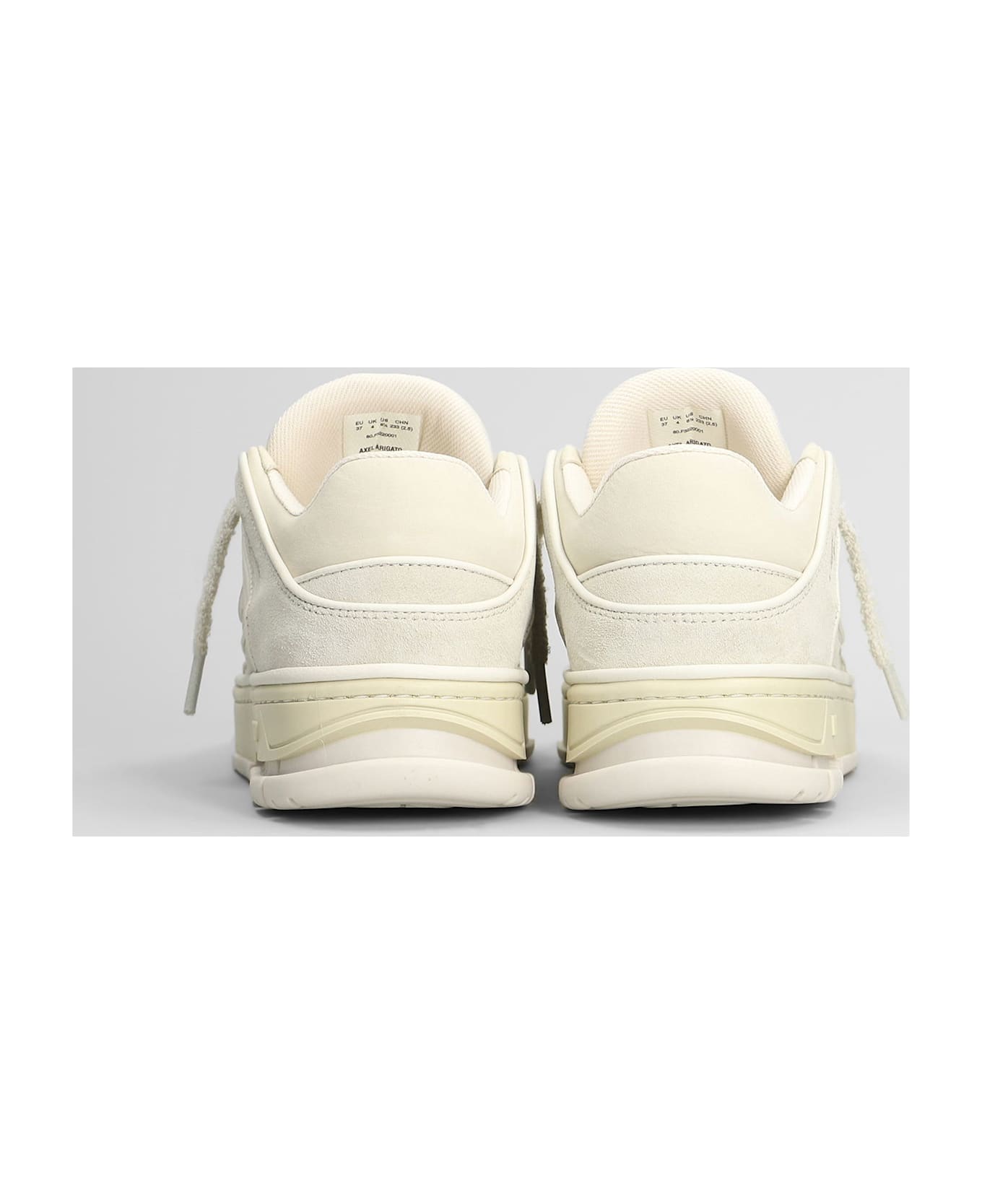 Axel Arigato Area Lo Sneaker Sneakers In Beige Suede And Leather - beige