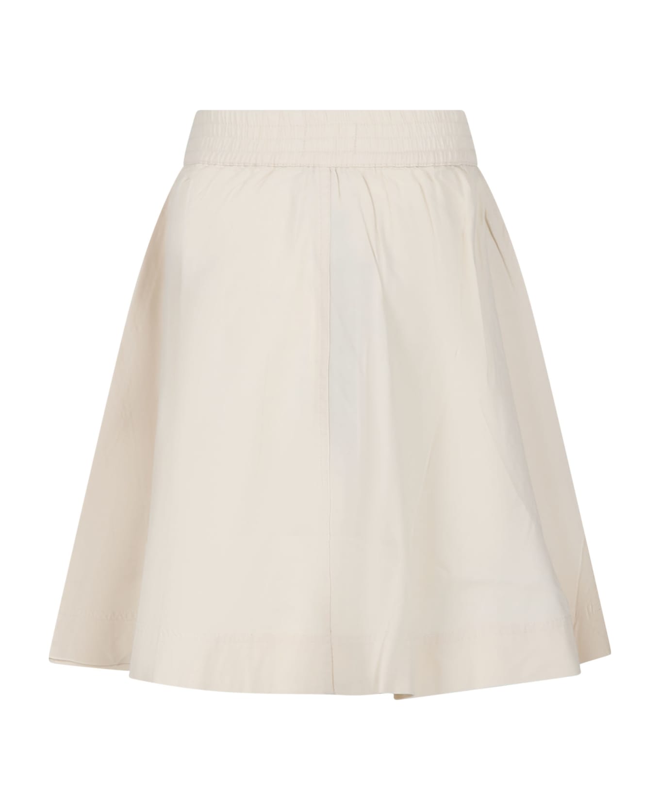 Molo Ivory Skirt For Girl - Ivory ボトムス