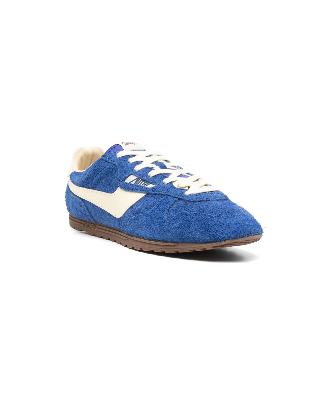Autry Windspin Sneakers In Suede And Leather Bic And Rutabaga - BLUE