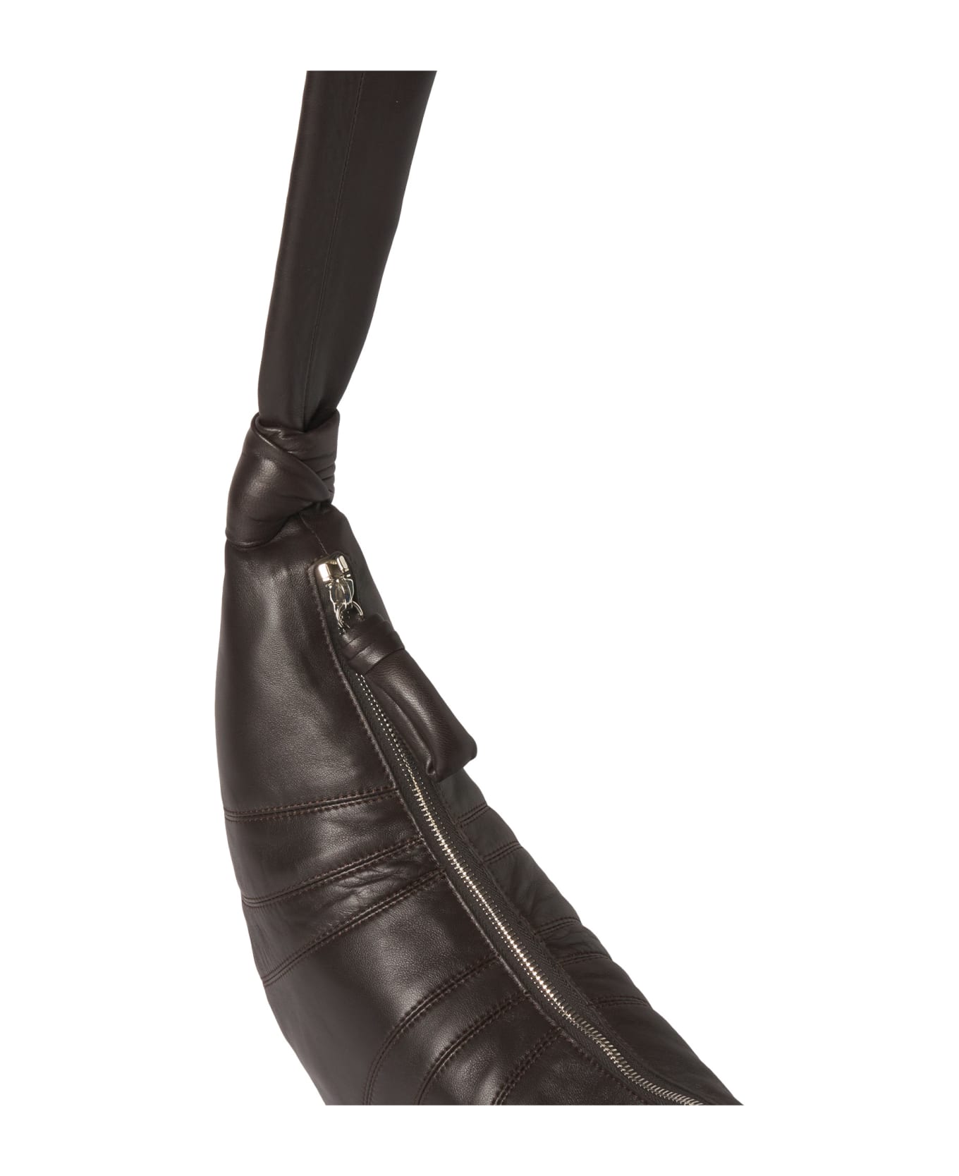 Lemaire Croissant Shoulder Bag - Dark Chocolate