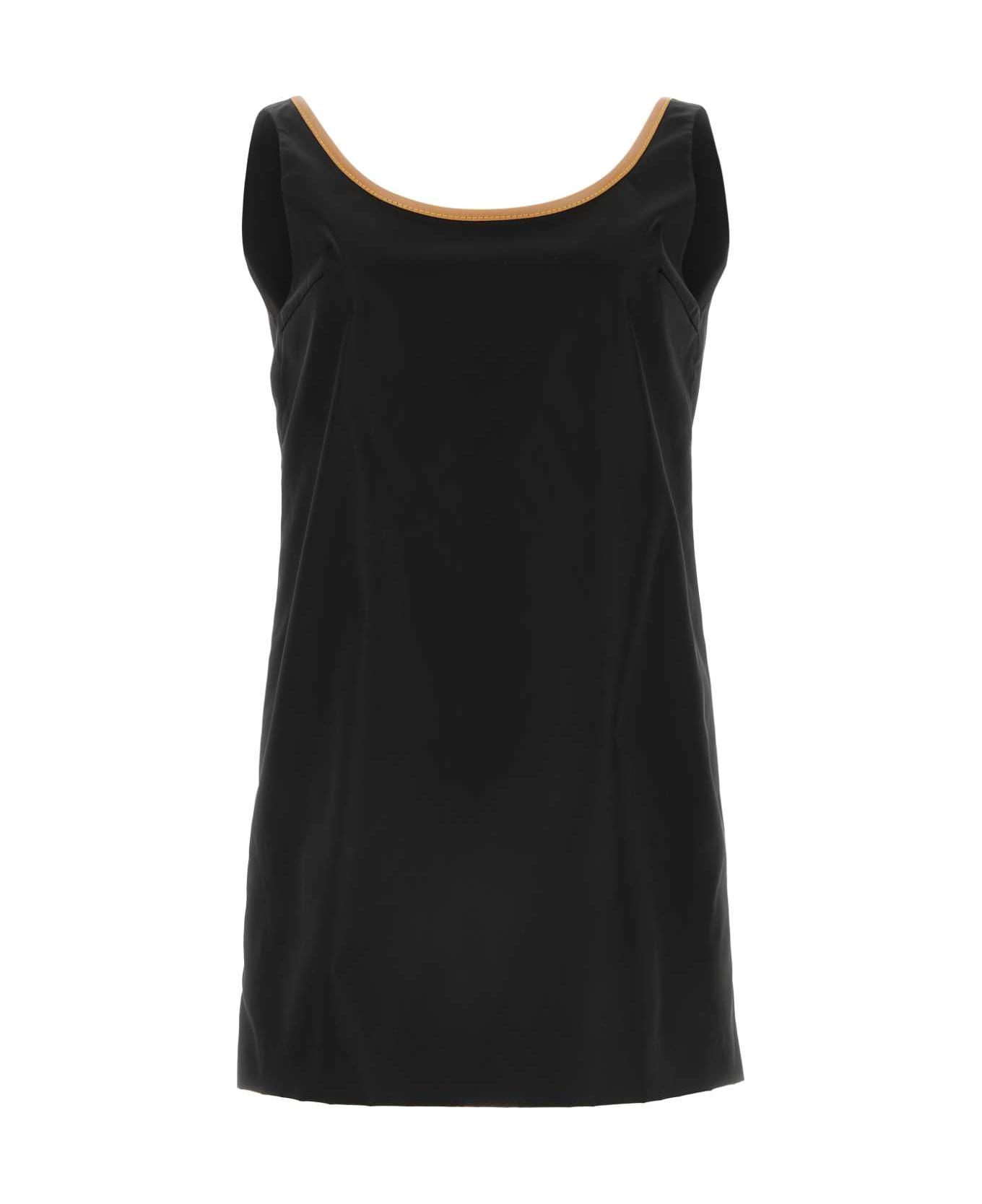 Prada Black Re-nylon Mini Dress - NERO