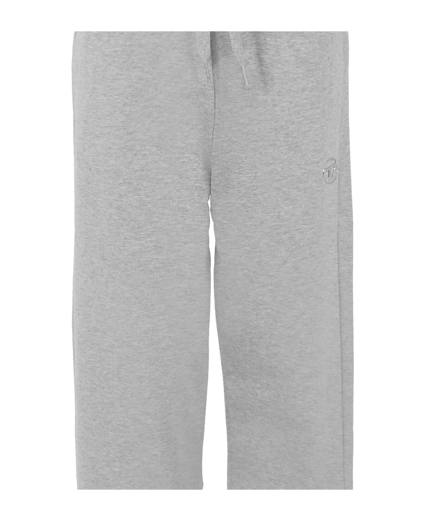 Diesel Grey Trousers For Bambino With Logo - Grey