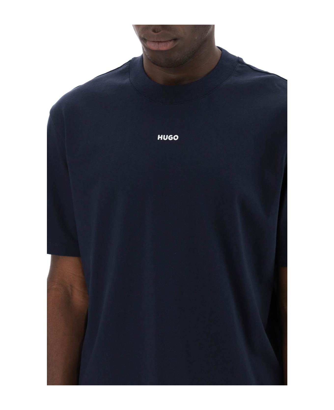 Hugo Boss Dapolino Crew-neck T-shirt - DARK BLUE (Black)