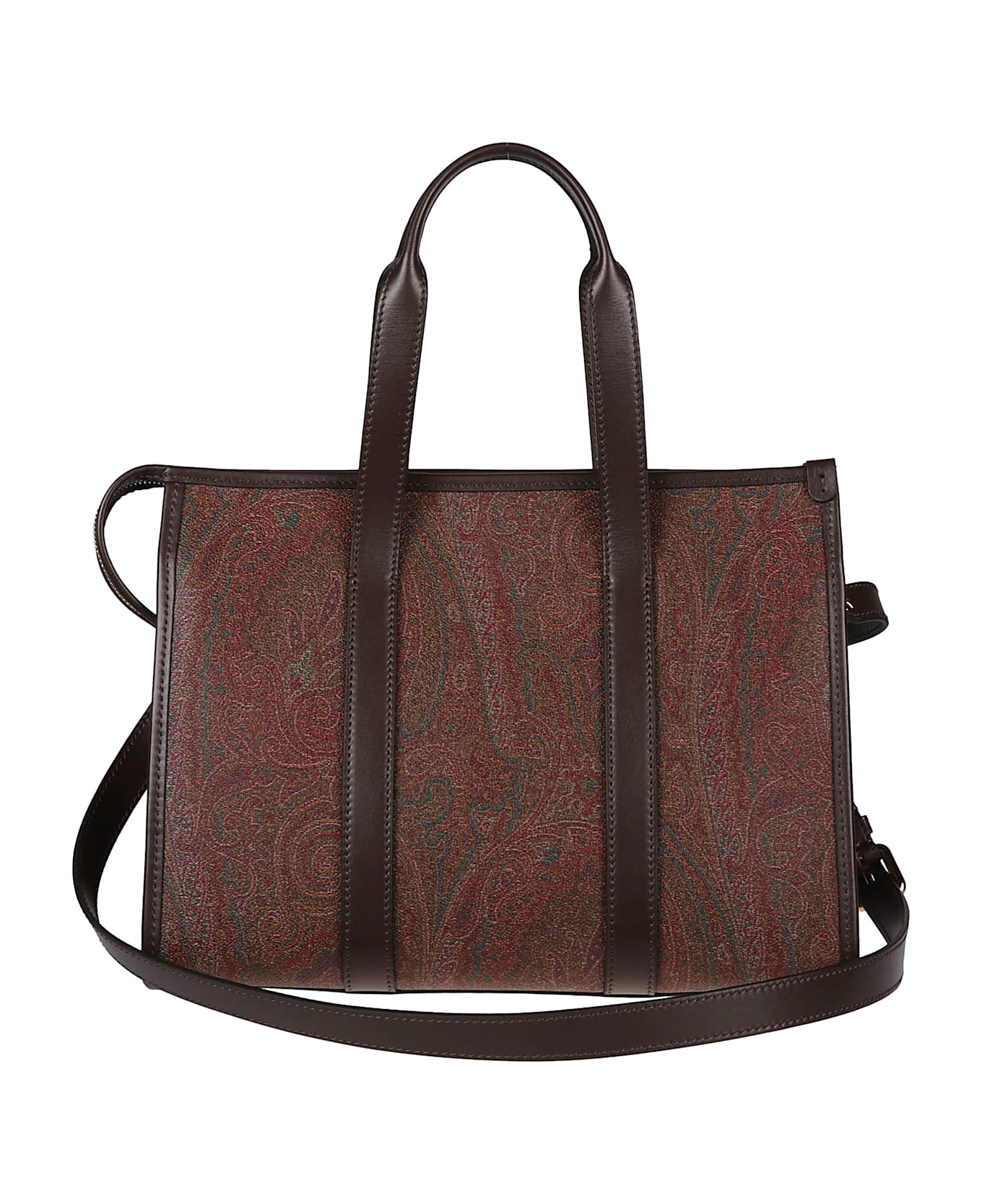 Etro Medium Top Handle Bag - Marrone