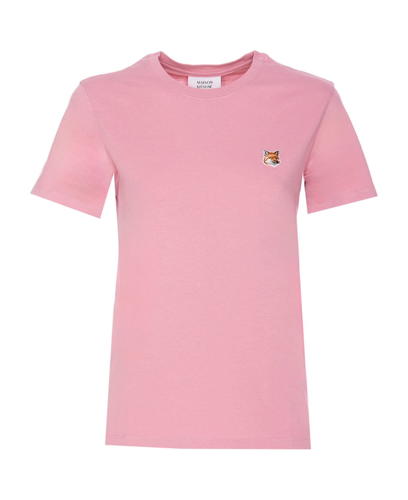 Maison Kitsuné Fox Head Patch Logo T-shirt - Pink