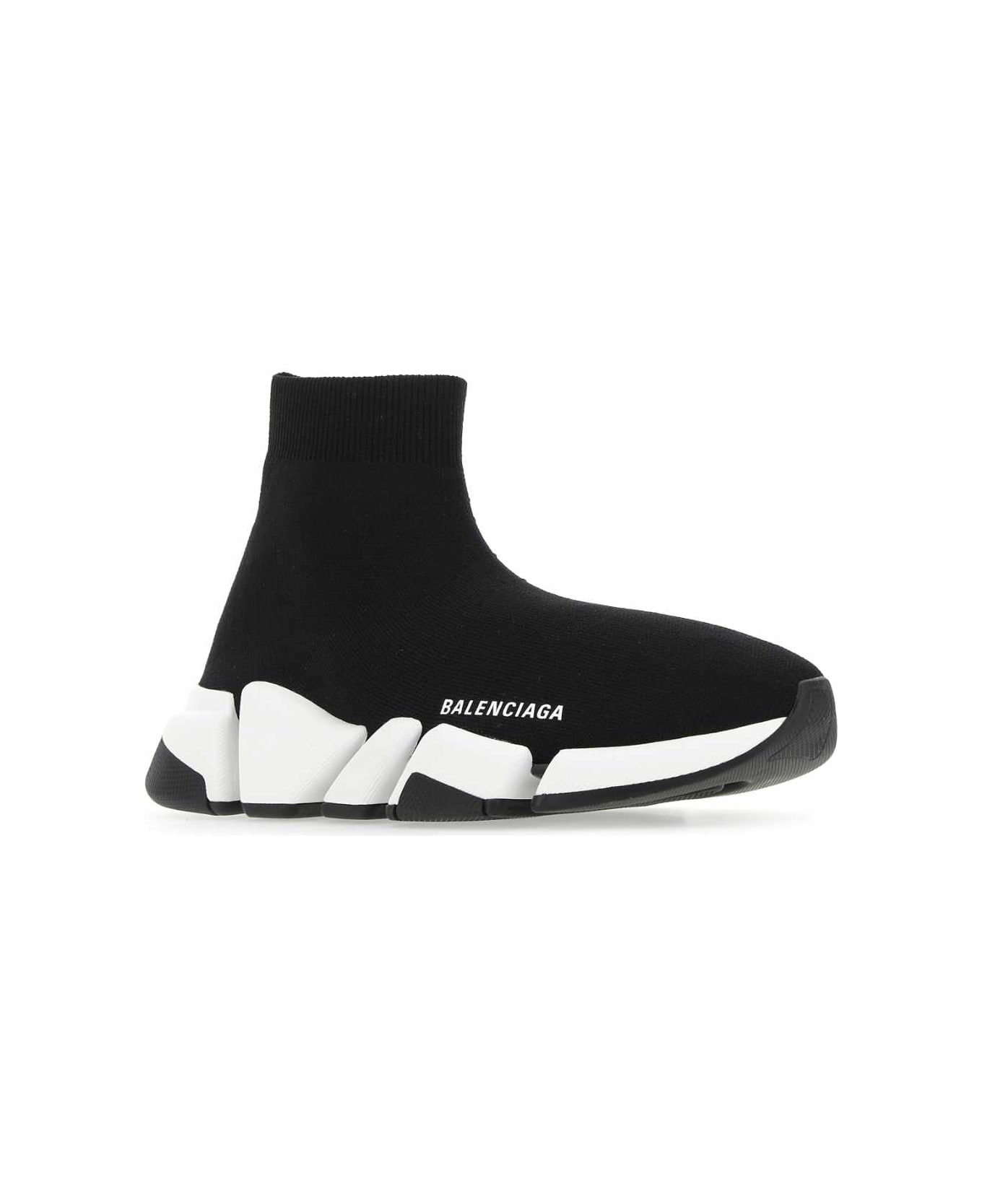 Balenciaga Black Stretch Fabric Speed 2.0 Sneakers - 1015