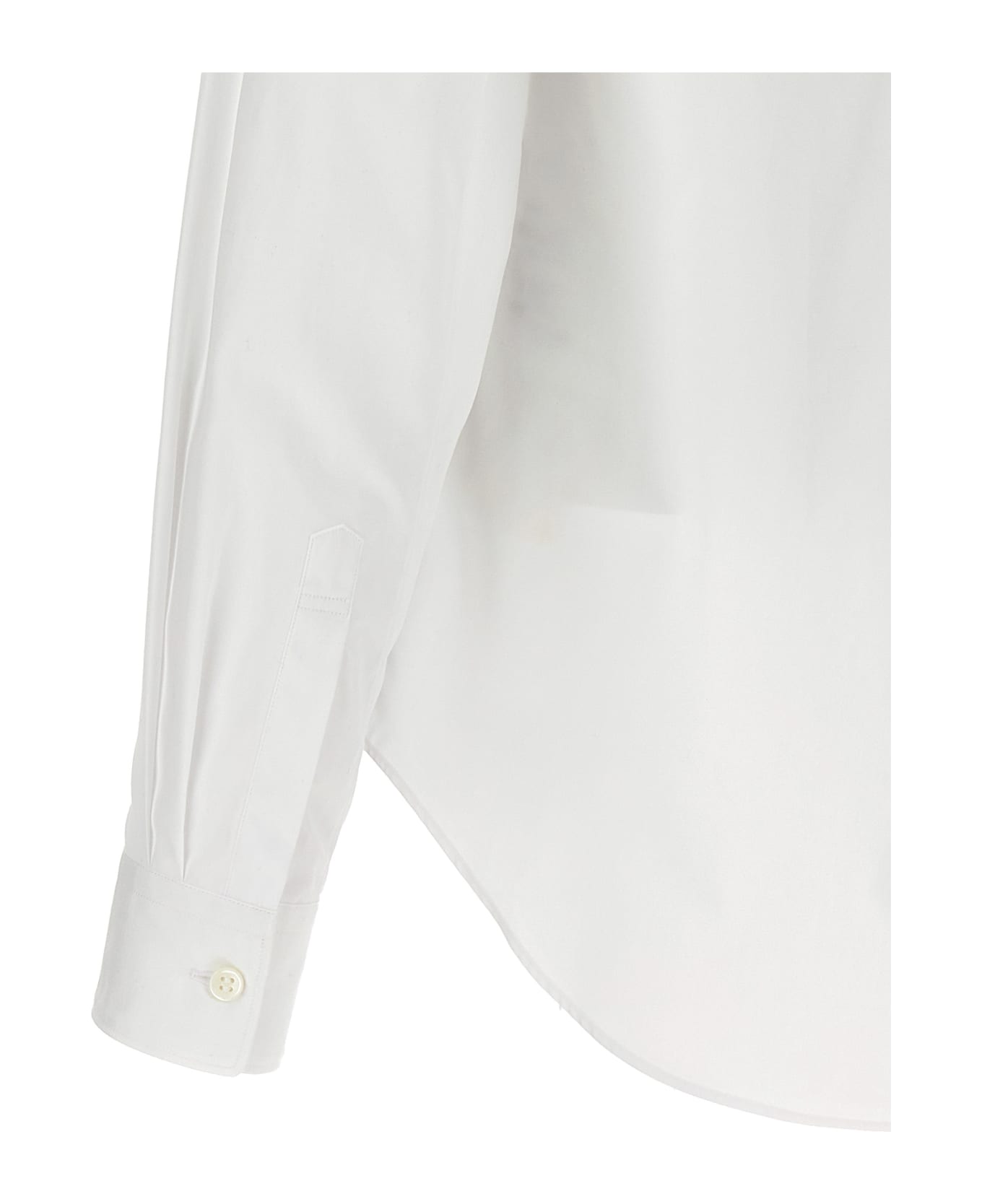 Black Comme des Garçons Cut-out Shirt - White シャツ