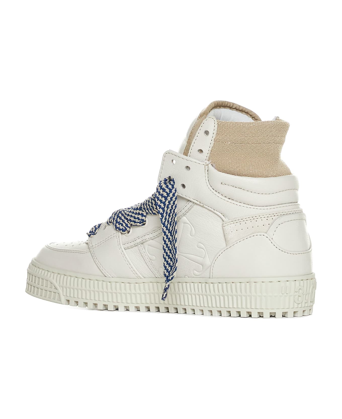 Off-White Sneakers - Cream navy bl