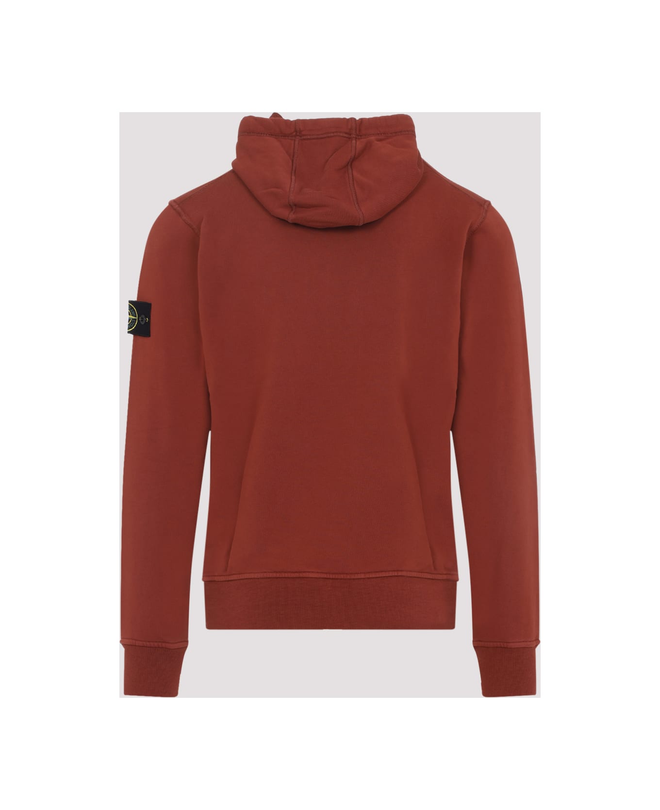 Stone Island Hoodie Sweater - Brick Red
