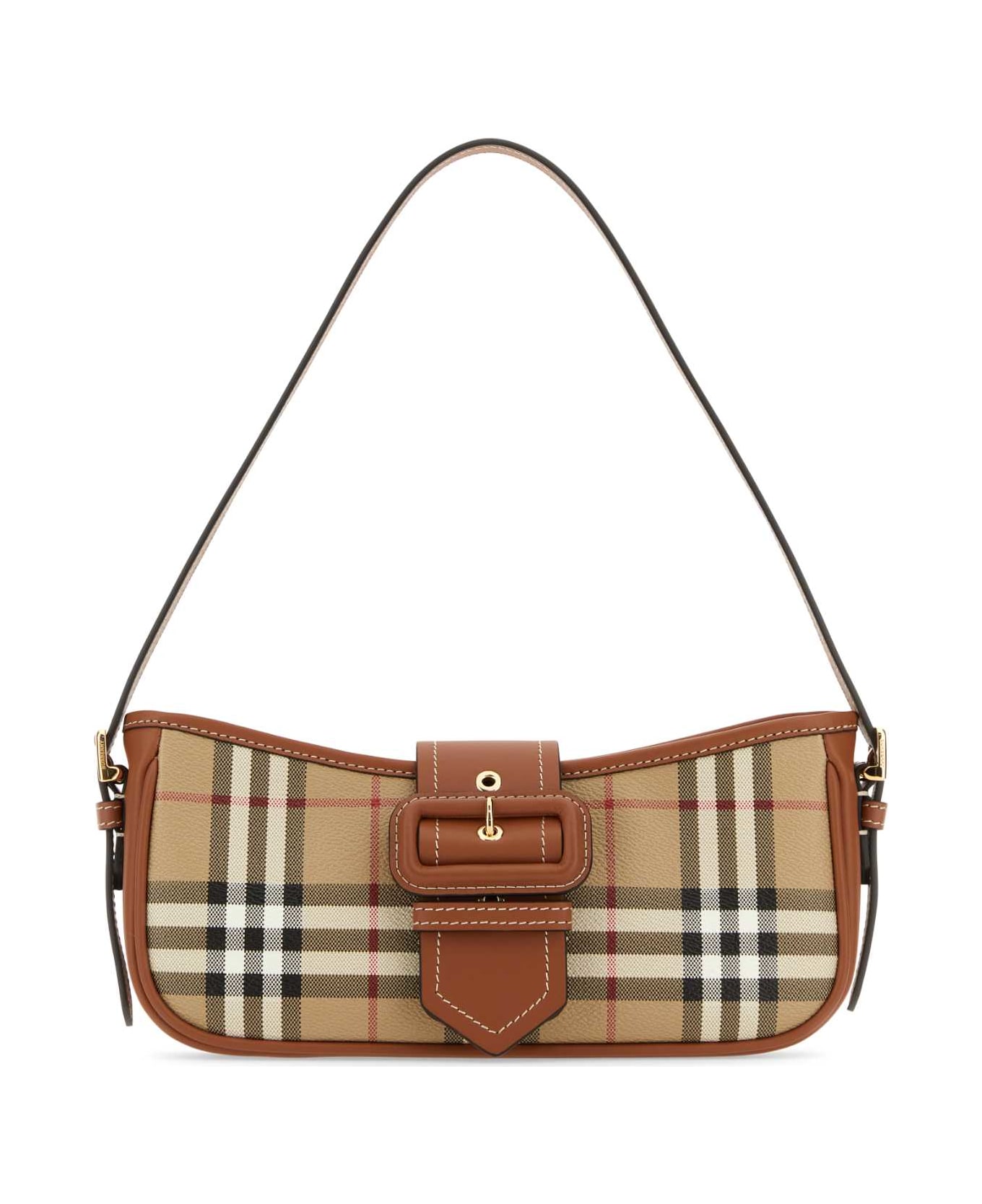 Burberry Printed Canvas Sling Shoulder Bag - VNTGCHKBRIARBROWN