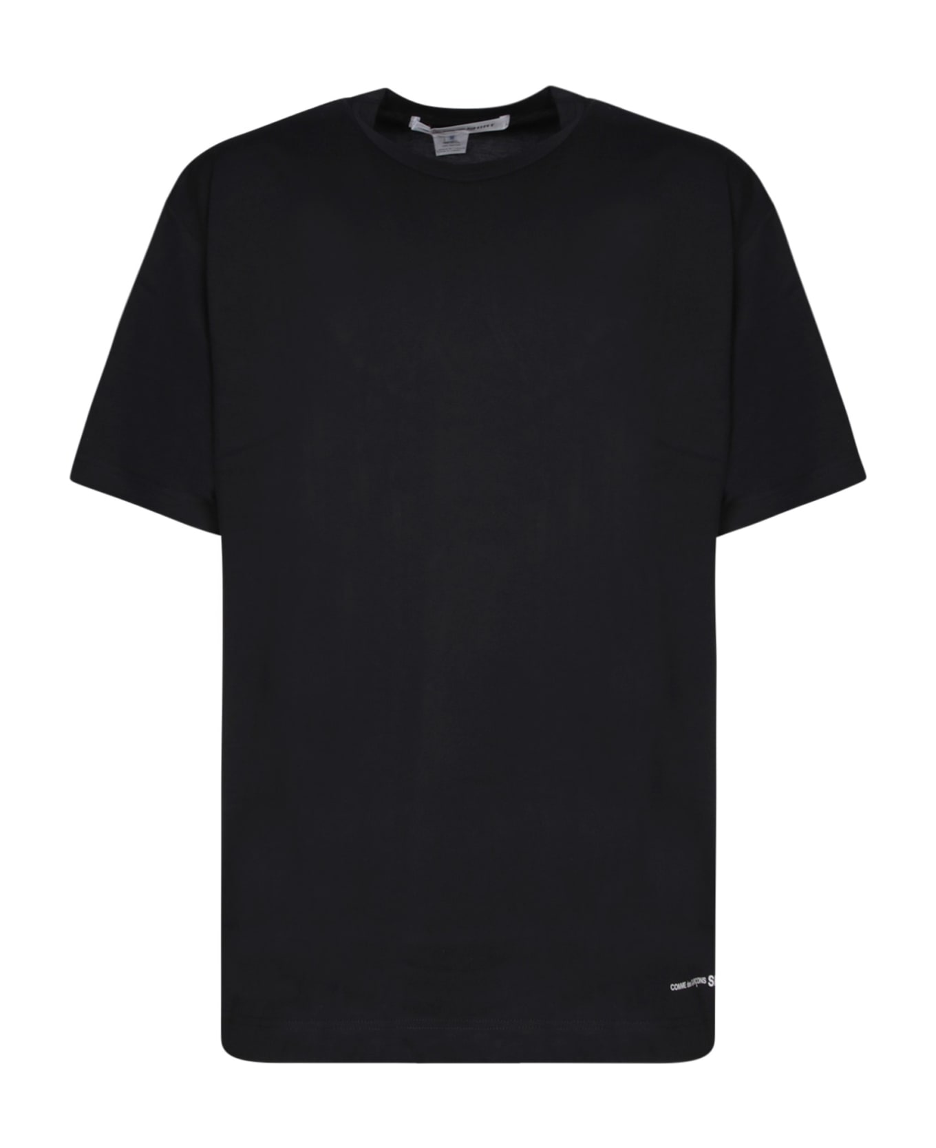 Comme des Garçons Shirt Oversize Black T-shirt - Black