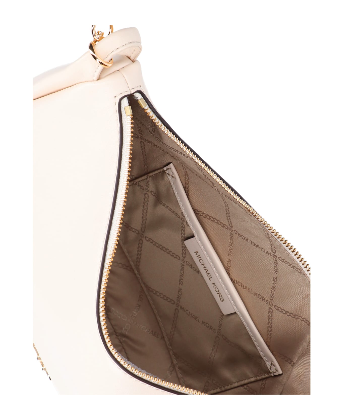 Michael Kors 'kendall' Shoulder Bag - Cream