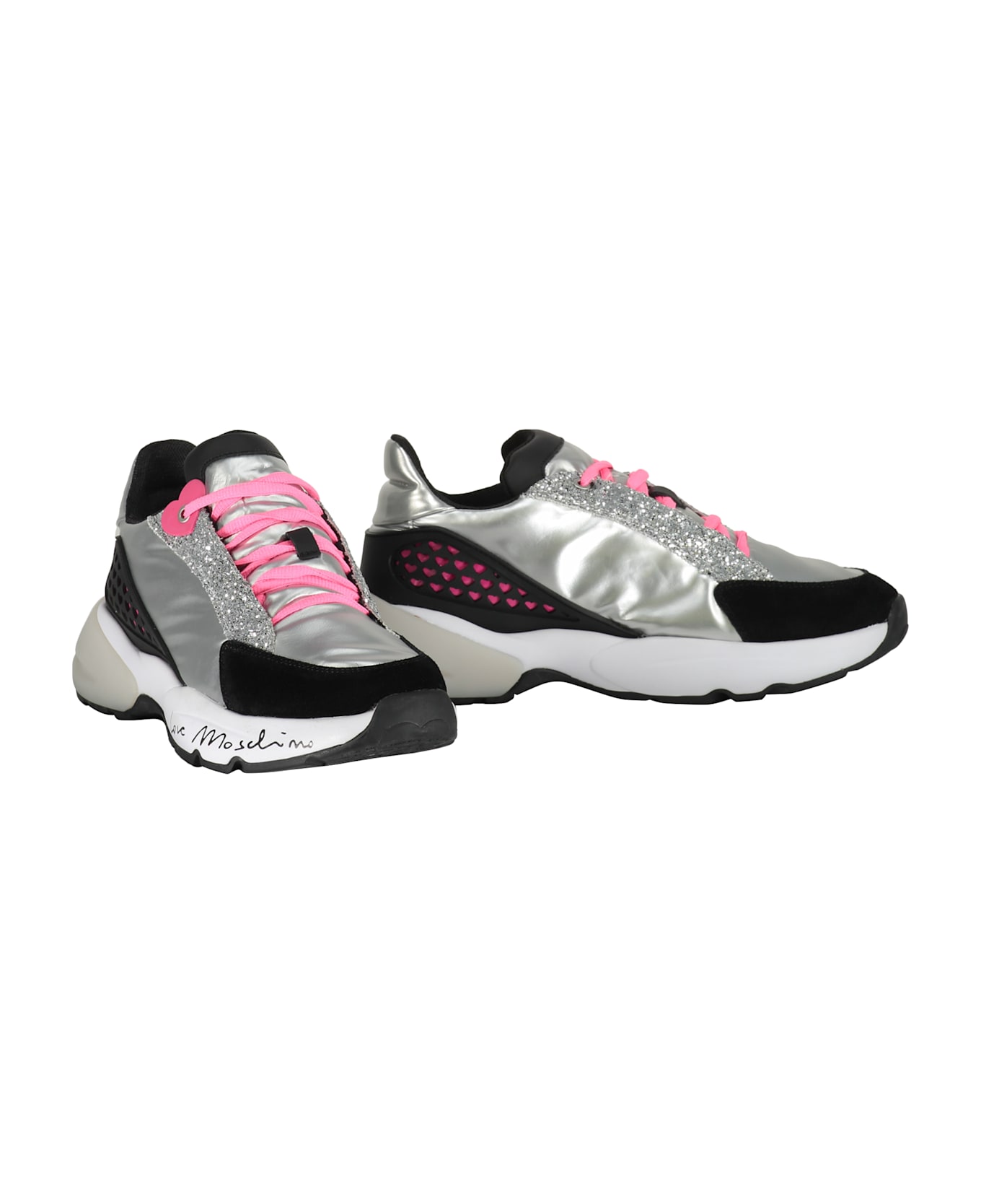 Love Moschino Low-top Sneakers - Silver