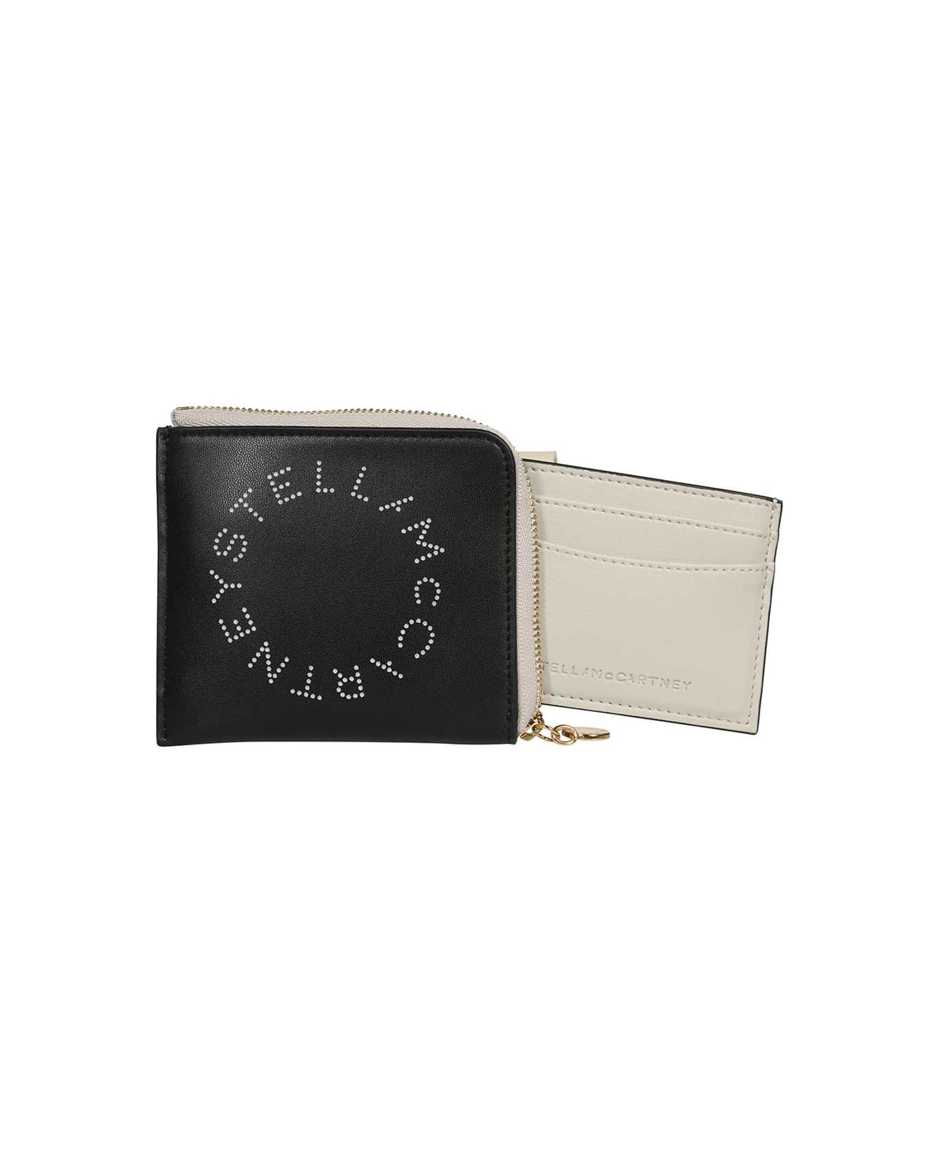 Stella McCartney Stella Logo Small Wallet - black 財布