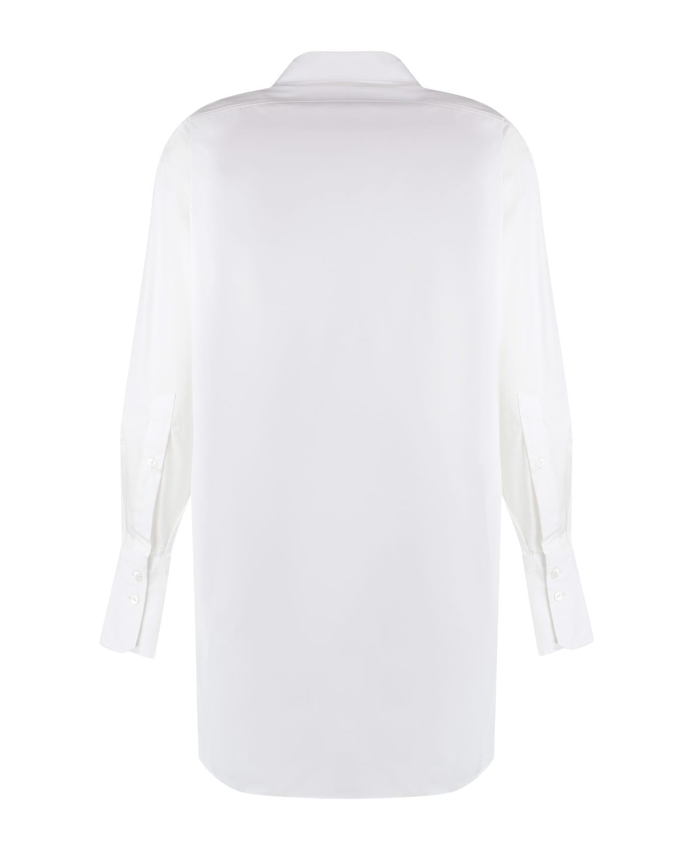 Patou Cotton Shirtdress - White