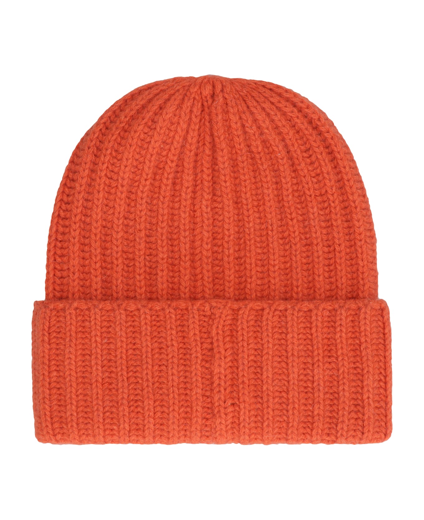 Malo Wool And Cashmere Hat - Orange