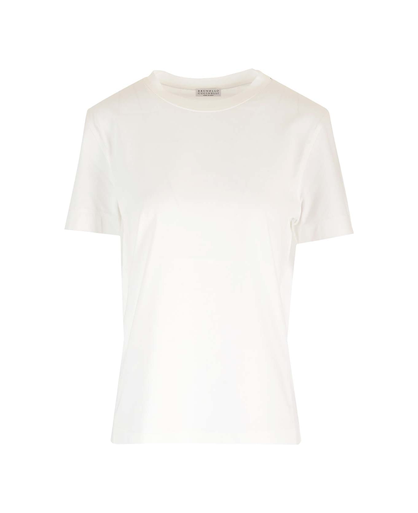 Brunello Cucinelli Crewneck T-shirt - White