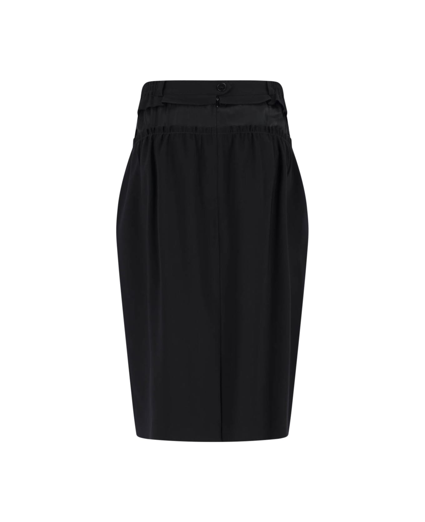 Maison Margiela 
four Stitches
 Midi Skirt - Black  