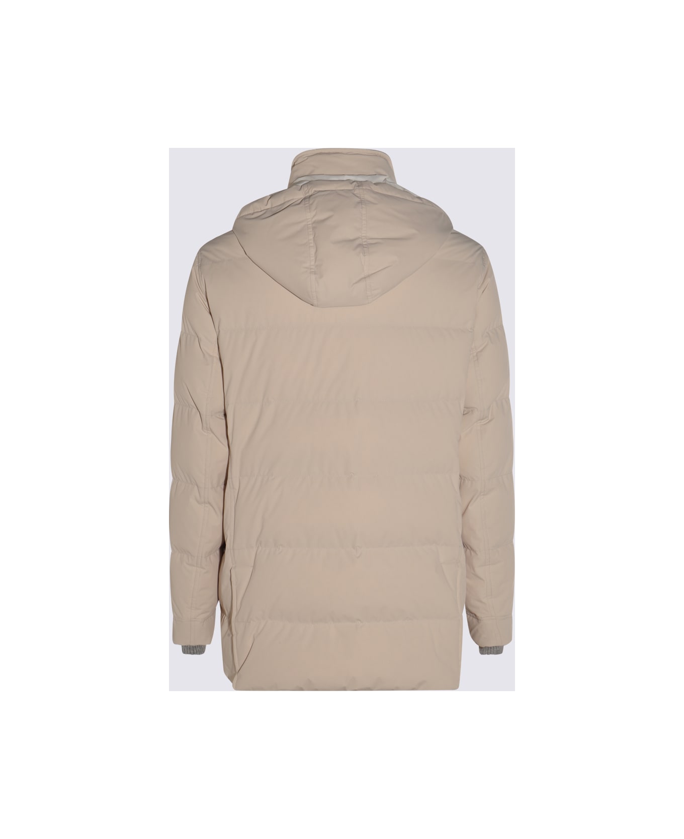 Brunello Cucinelli White Down Jacket - Grey