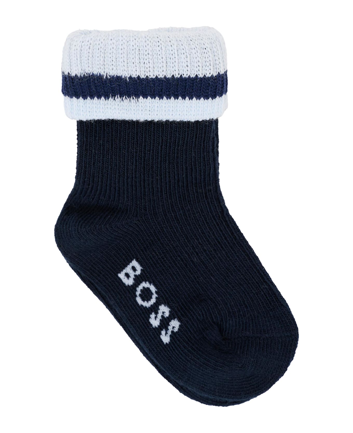 Hugo Boss Multicolor Set For Baby Boy - Light Blue