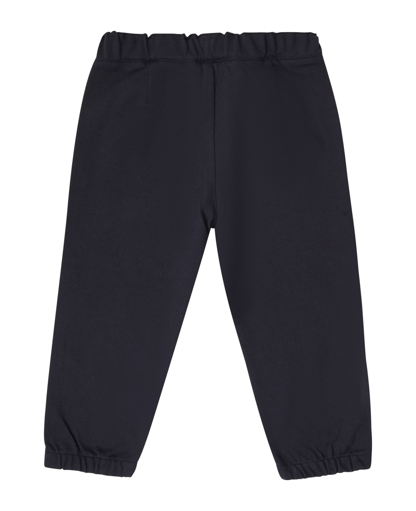 Il Gufo Cotton Trousers With Welt Pockets - Blue