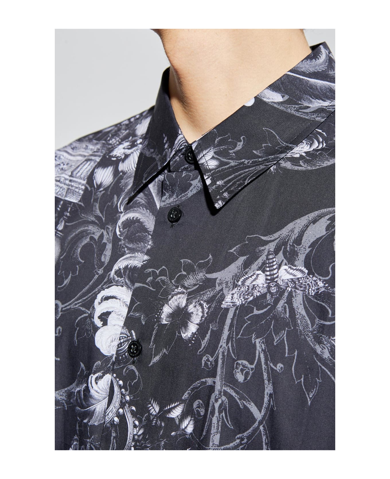 Versace Jeans Couture Patterned Shirt - black