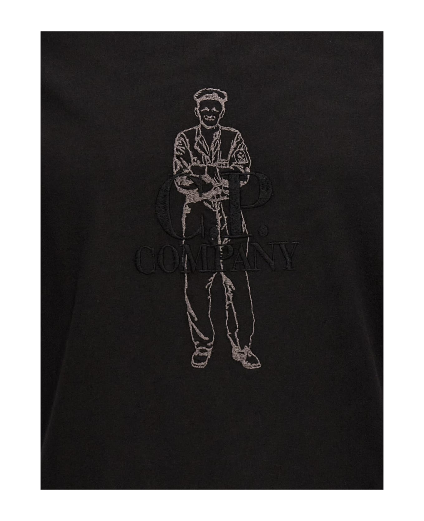 C.P. Company 'british Sailor' T-shirt - Nero