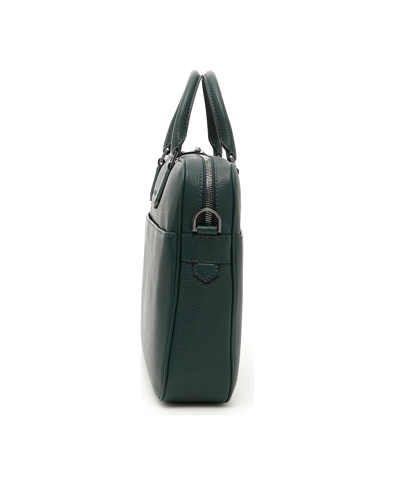 Emporio Armani Briefcase - BOTTLE GREEN|Verde