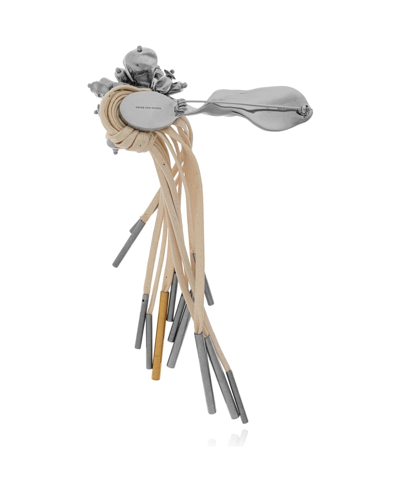 Dries Van Noten Brass Brooch - POWDER