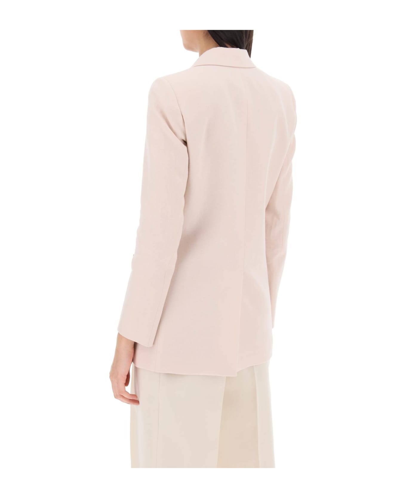 Blazé Milano Everyday Mid-day Sun Double-breasted Blazer - PINK