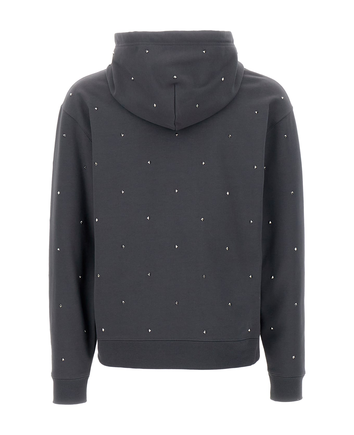 Valentino Garavani Dark Grey Cotton Sweatshirt - 113