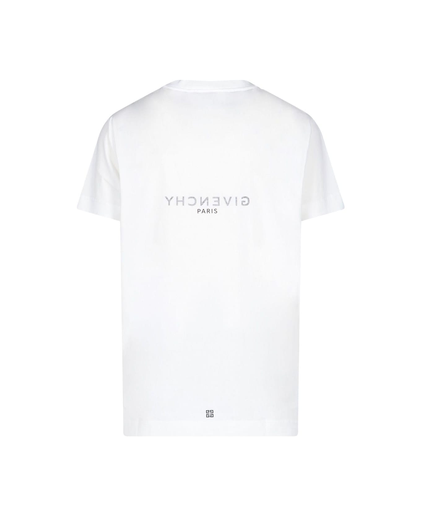 Givenchy T-shirt Logo Reverse - White