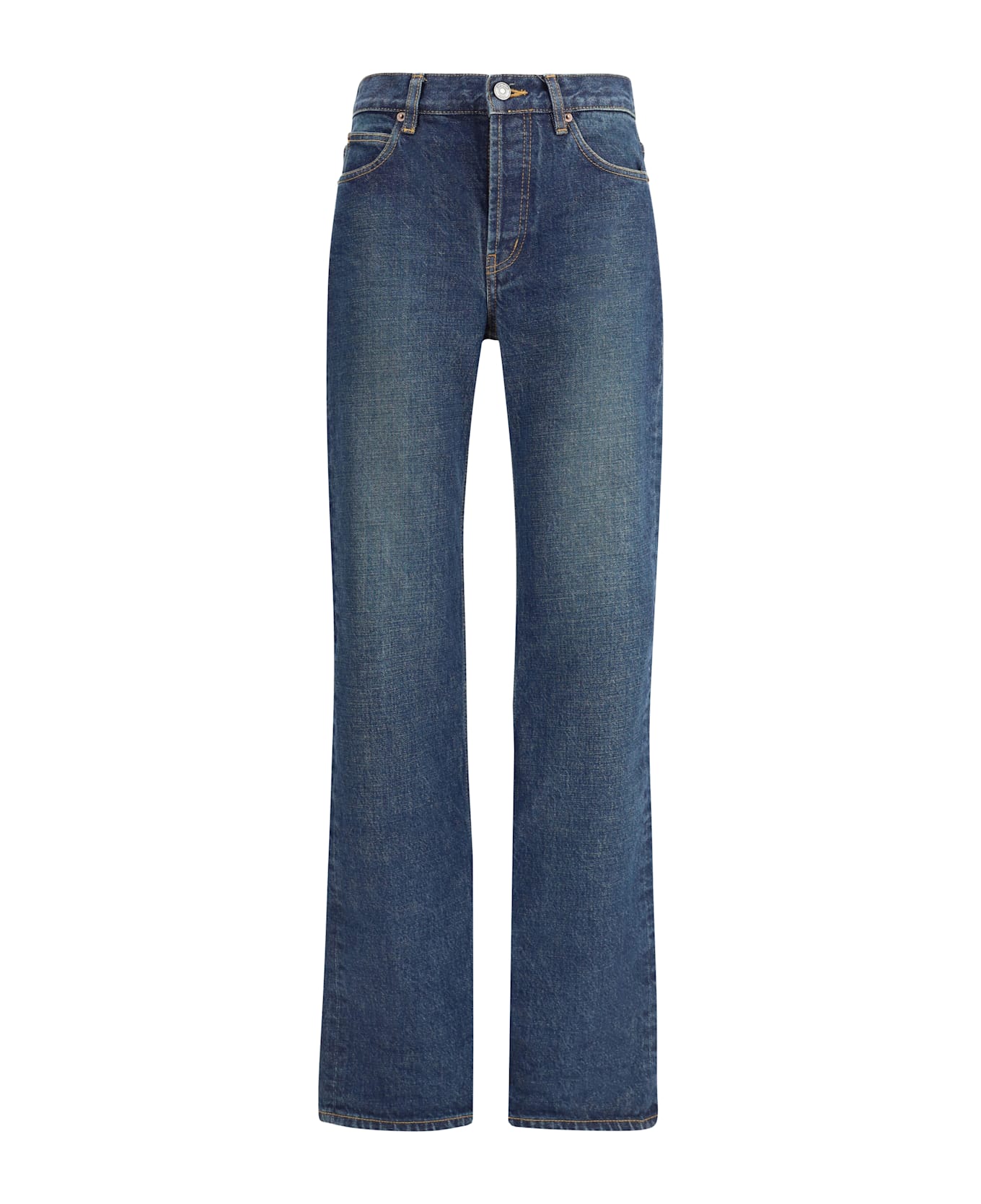 Saint Laurent Nico Low-rise Jeans