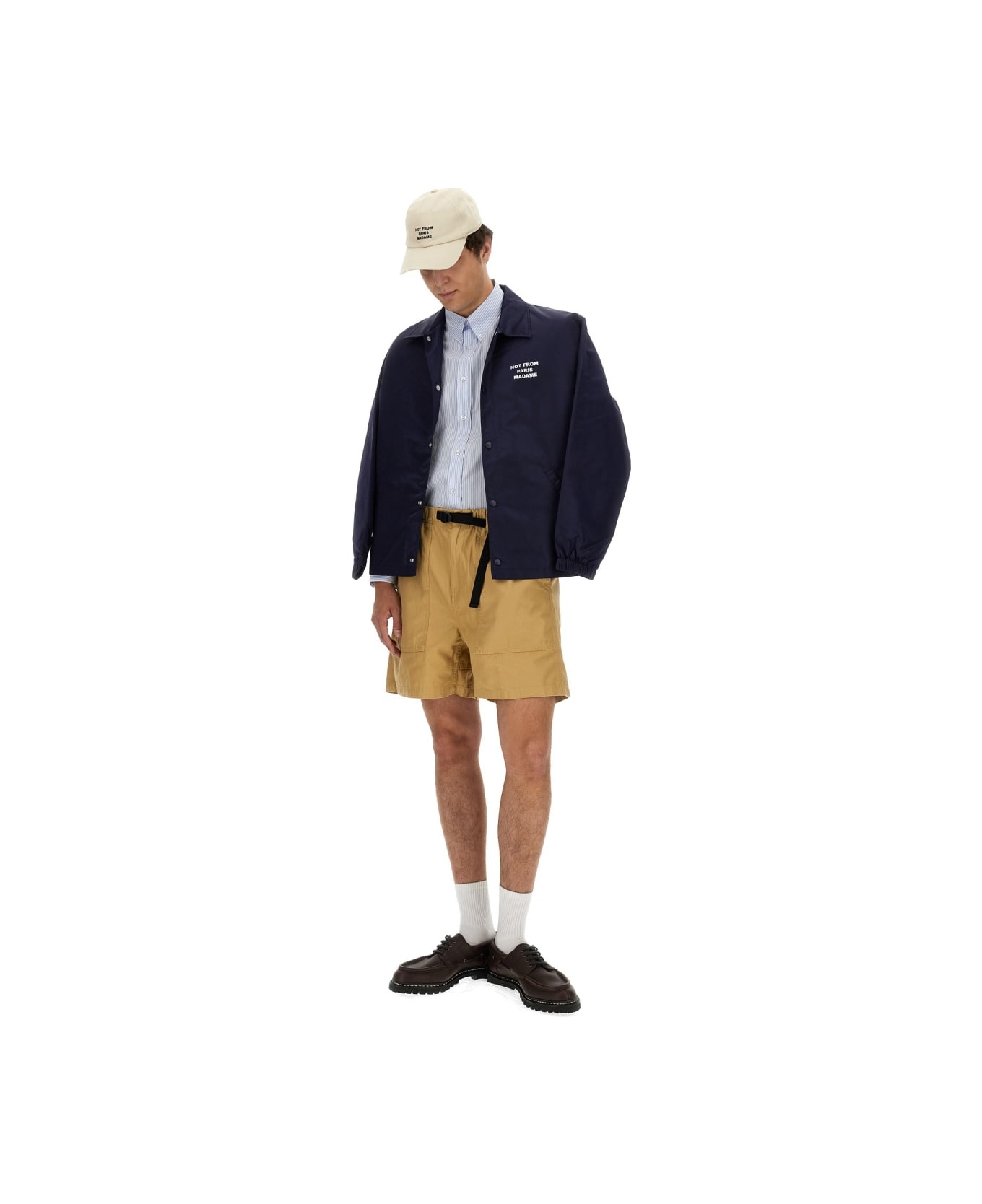Drôle de Monsieur "slogan" Jacket - BLUE