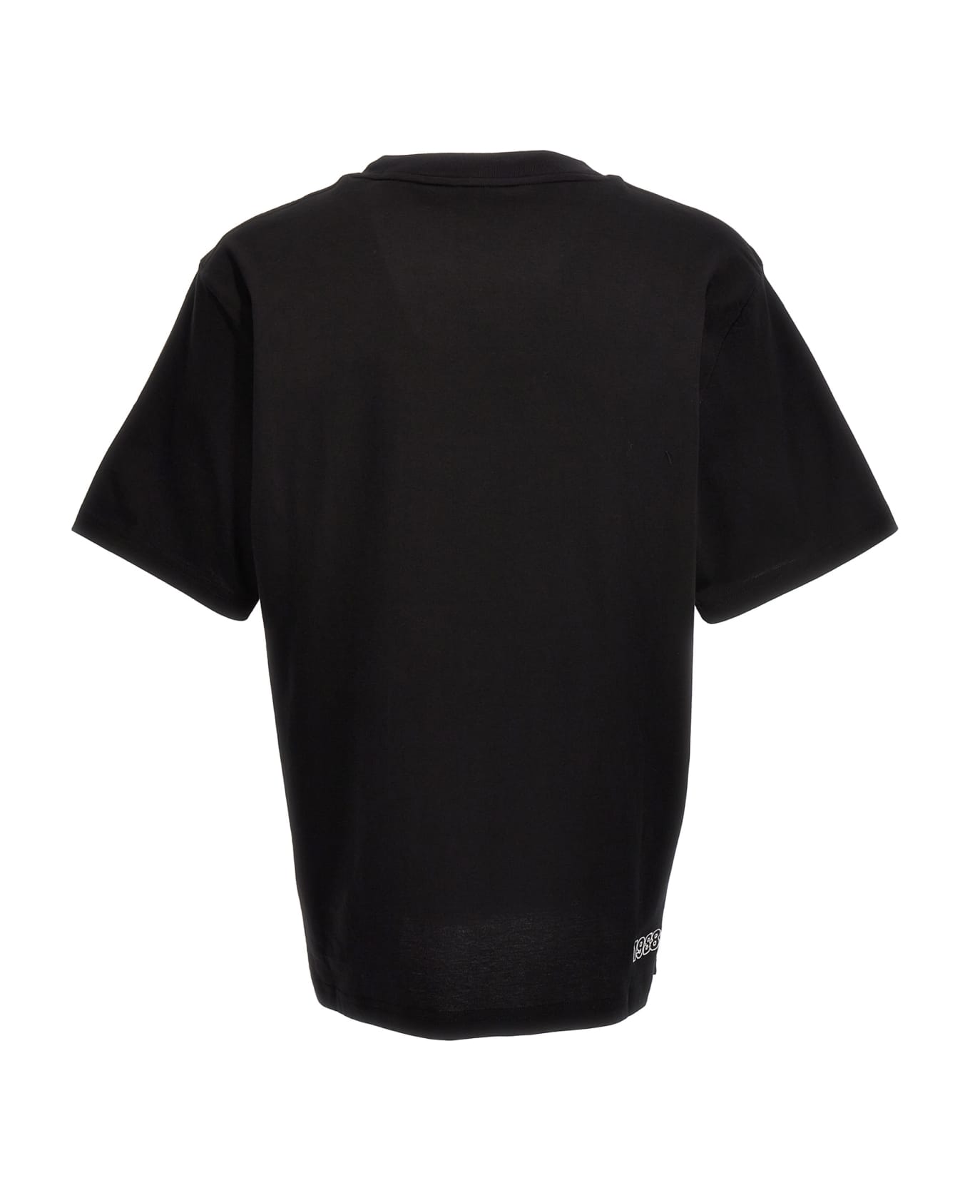 GCDS Logo Print T-shirt - Black   シャツ