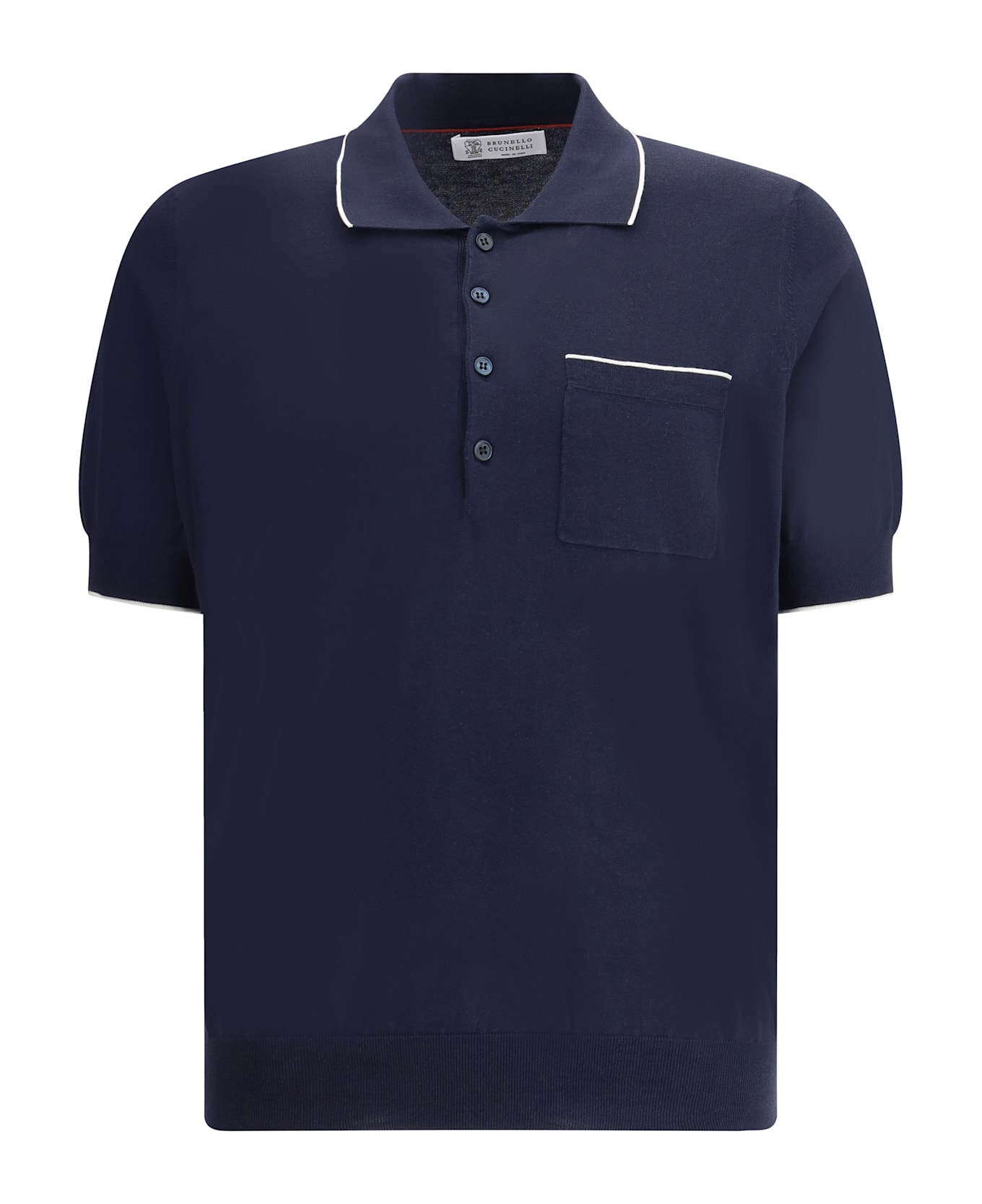 Brunello Cucinelli Polo Shirt Whit Pocket