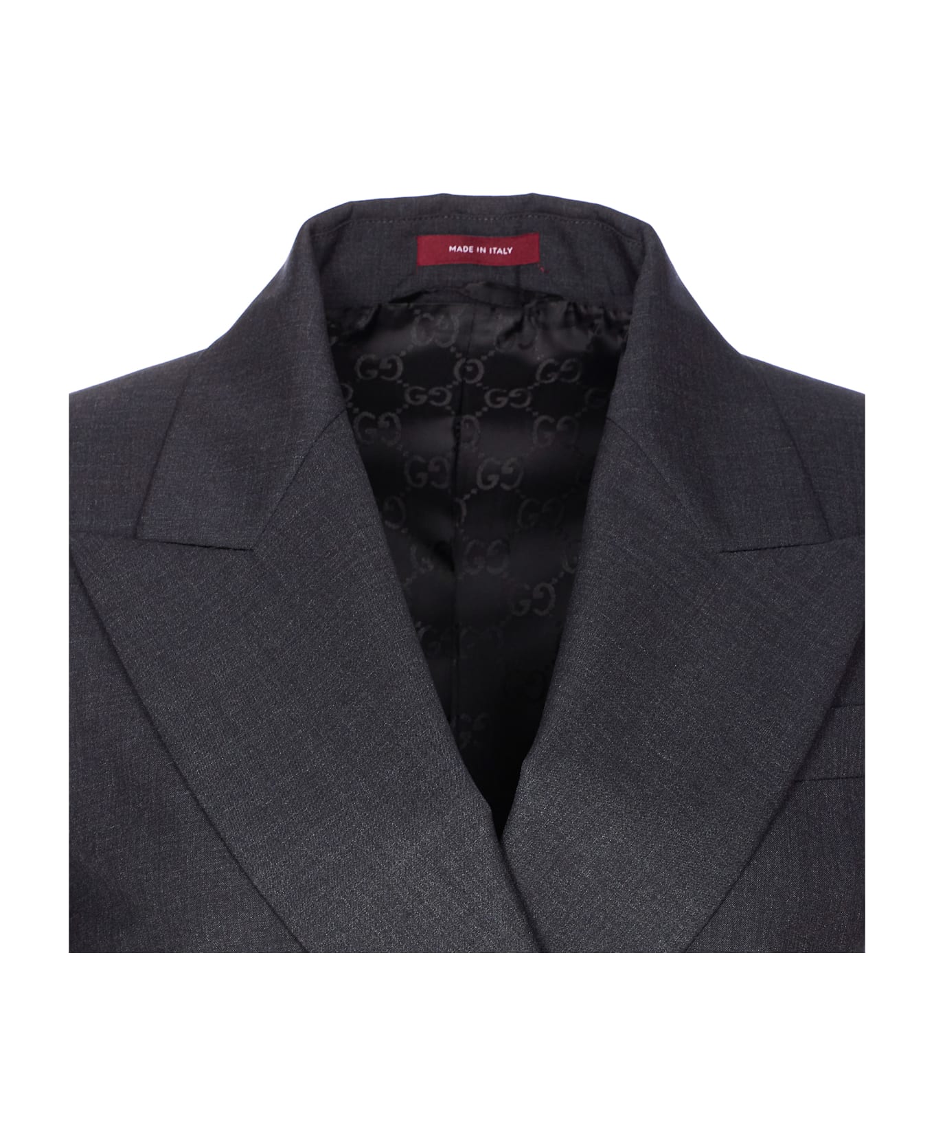 Gucci Double Breasted Jacket - Grey