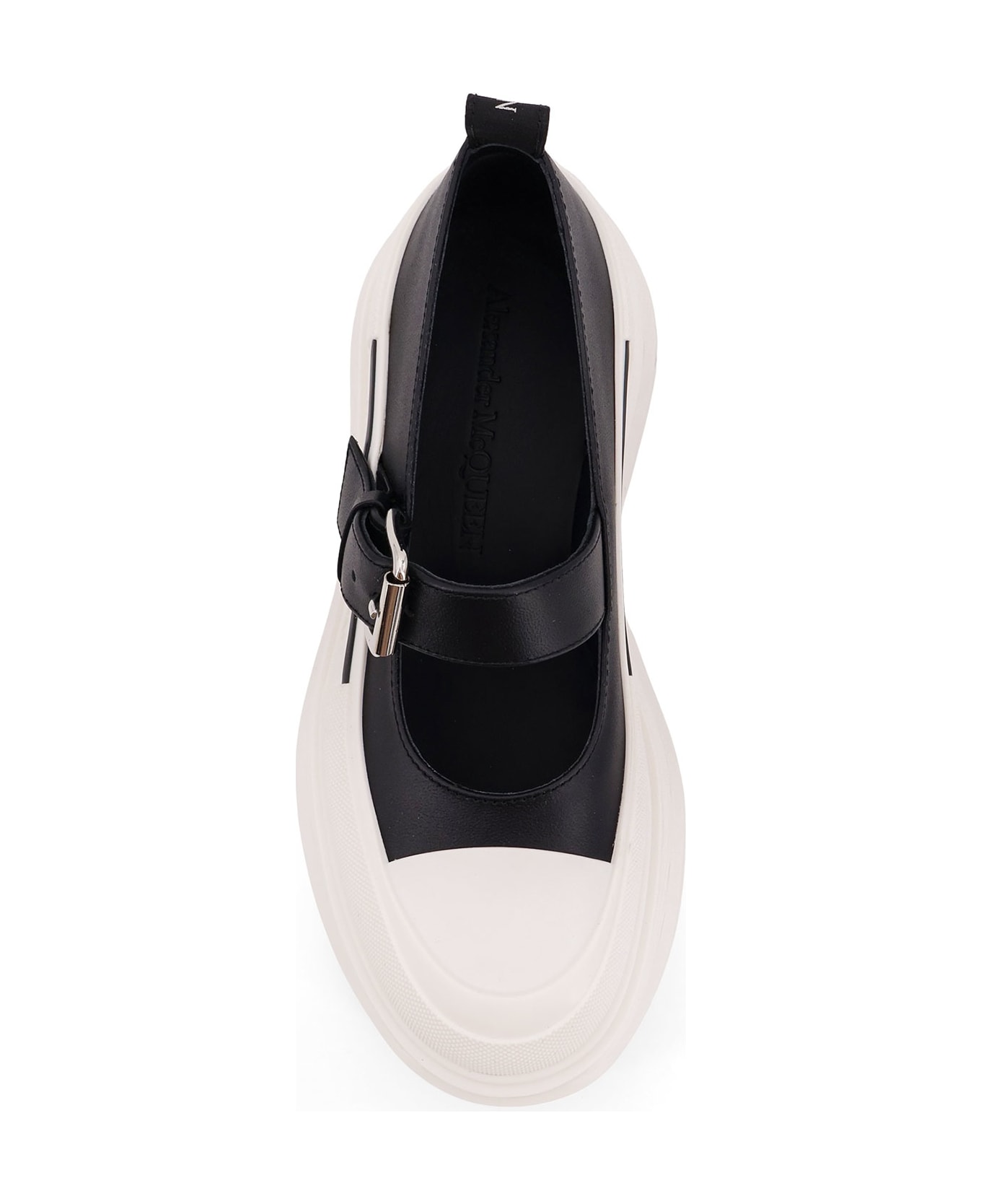 Alexander McQueen Leather Maryjane - Black