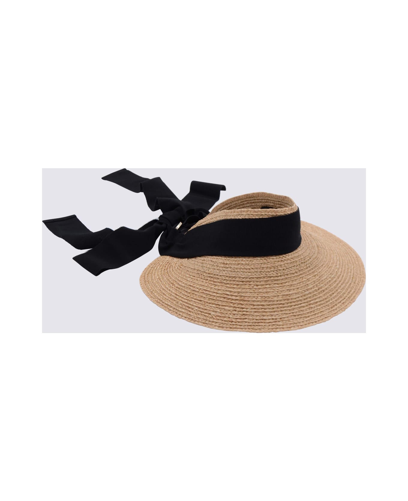 Helen Kaminski Natural And Black Raffia Sabina Hat