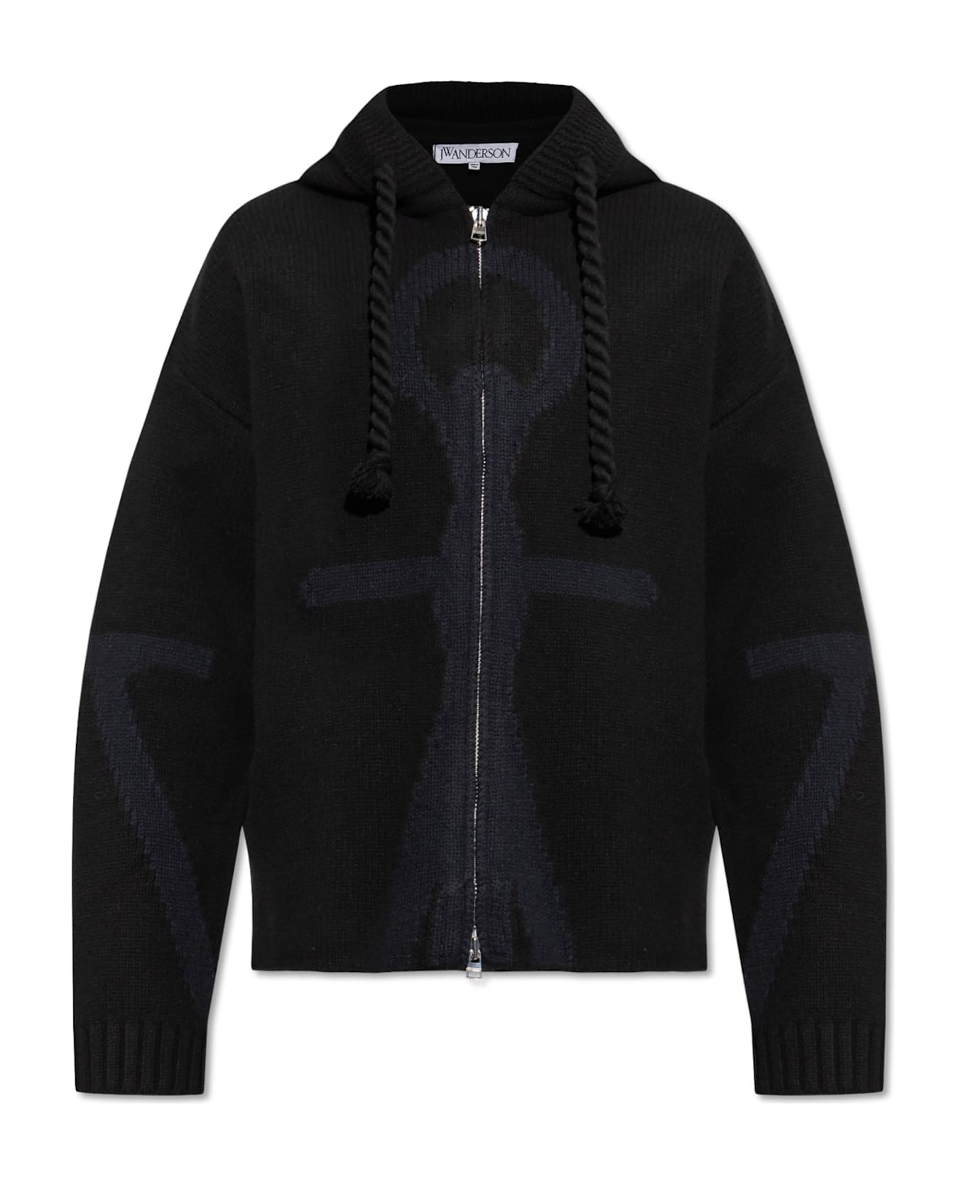 J.W. Anderson Jw Anderson Wool Cardigan - Black