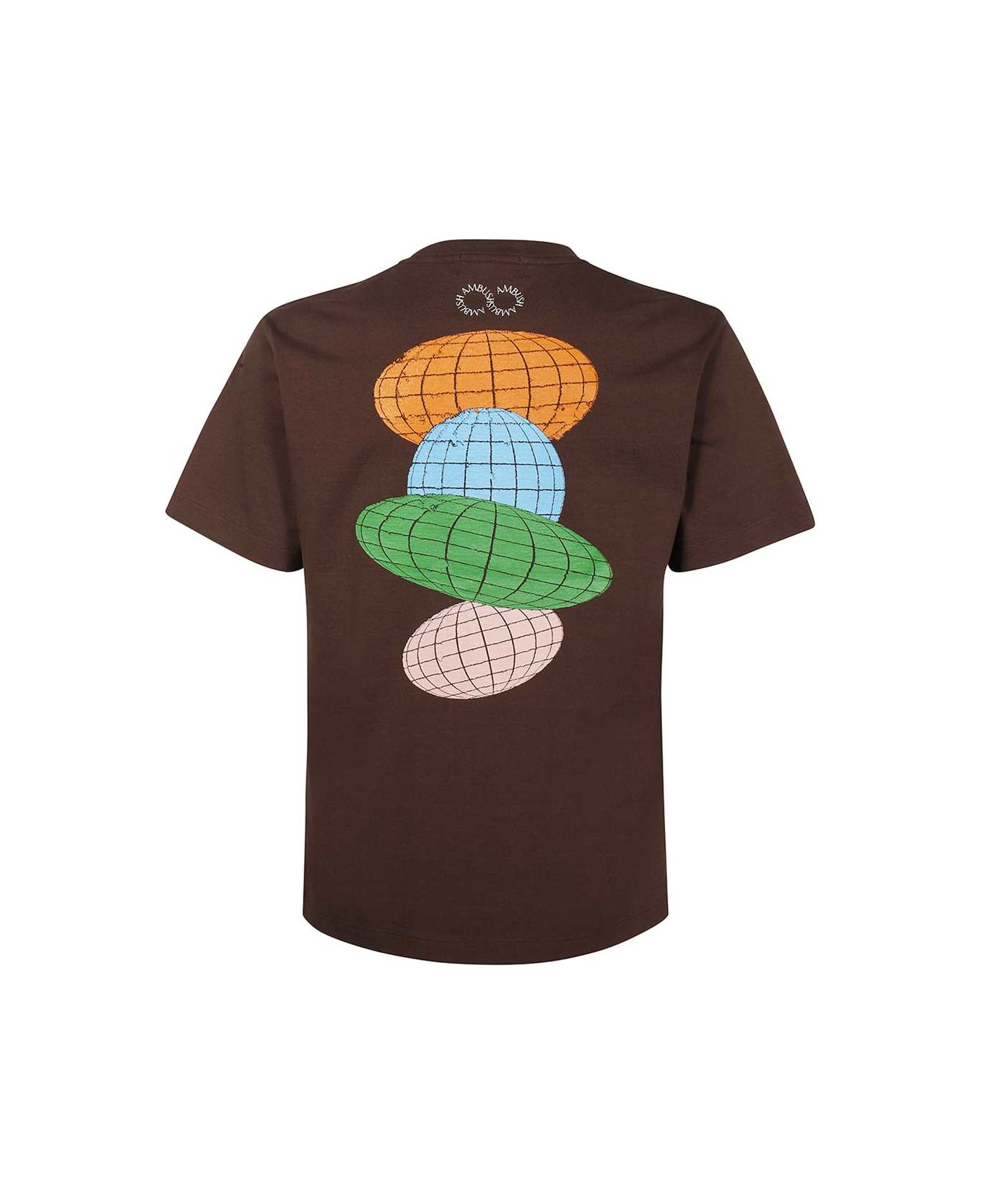 AMBUSH Printed Cotton T-shirt - brown