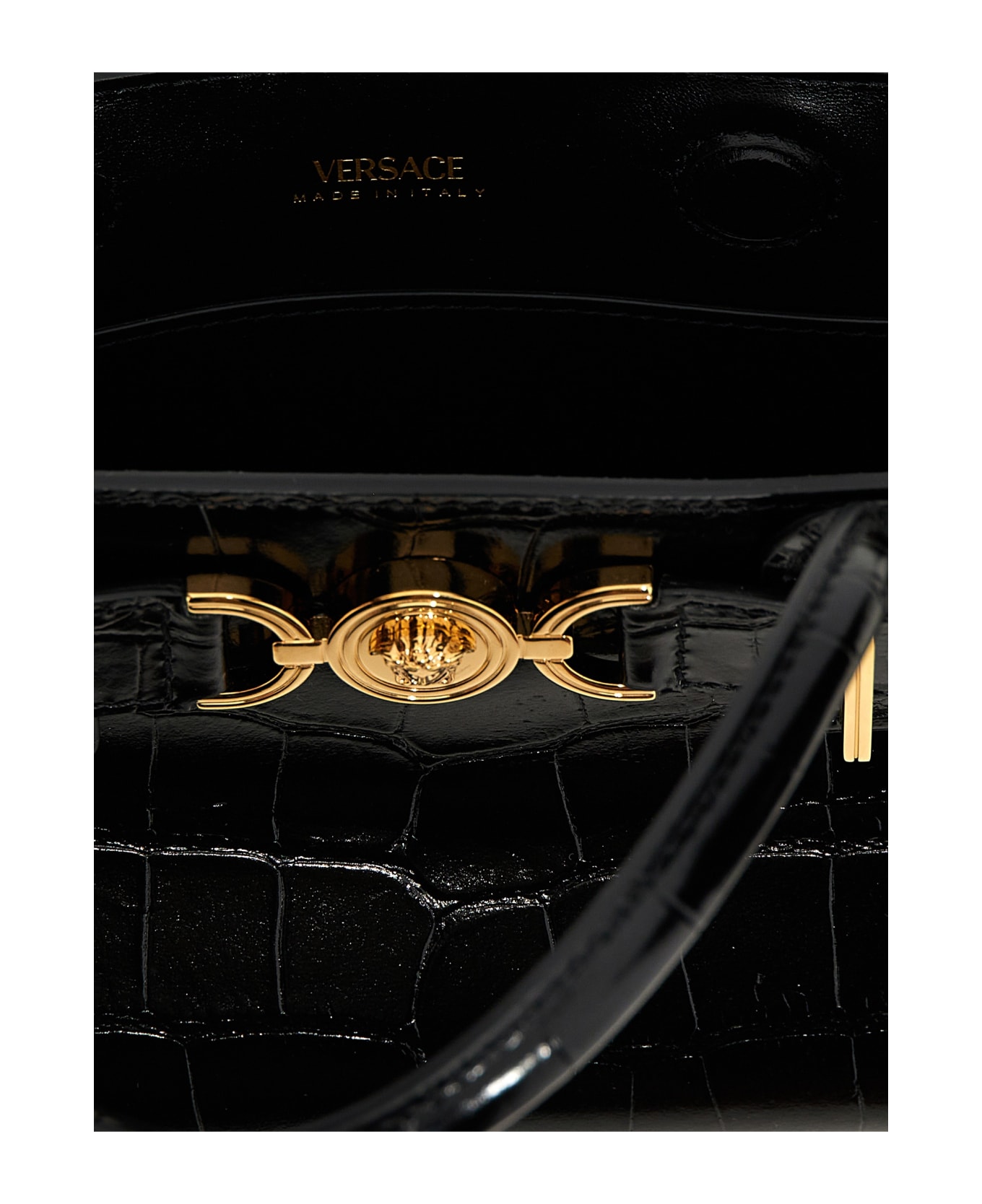 Versace 
medusa 
95
 Small Shopping Bag - Black  