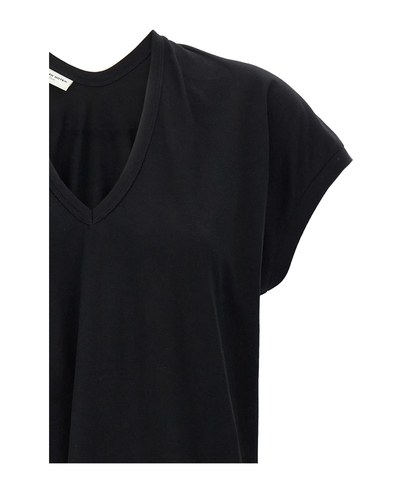 Dries Van Noten 'hena' T-shirt - Black   Tシャツ